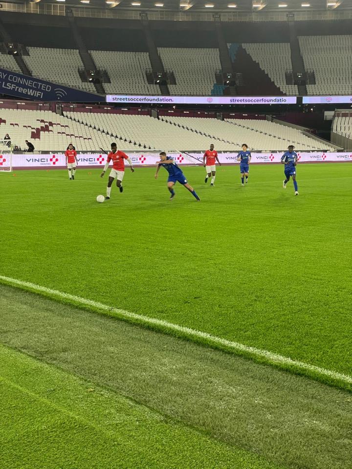 Street Soccer Foundation Football For Good Day at the London Stadium