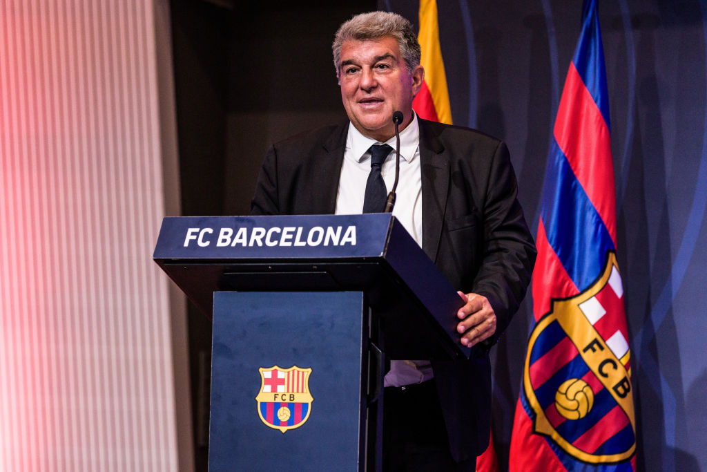 Barcelona's president is Joan Laporta.
