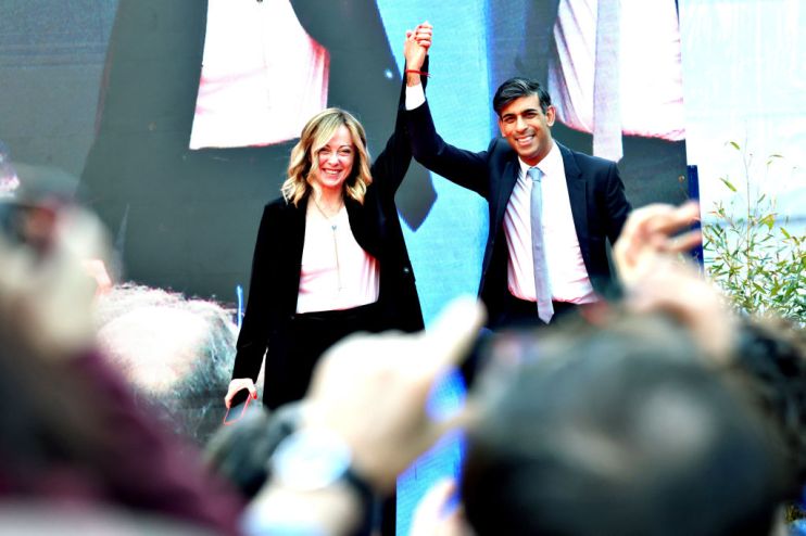 rishi sunak georgia meloni immigration