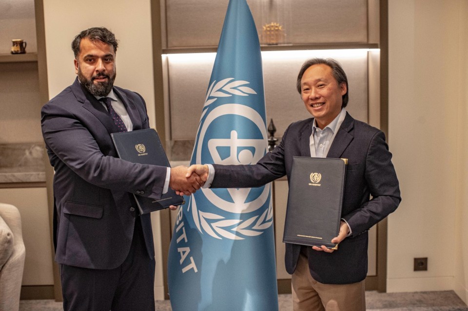 Hasan Raza Group CEO Ethos Ventures and Neil Khor Special Advisor to the Executive Director, Office of the Executive Director at UN-Habitat