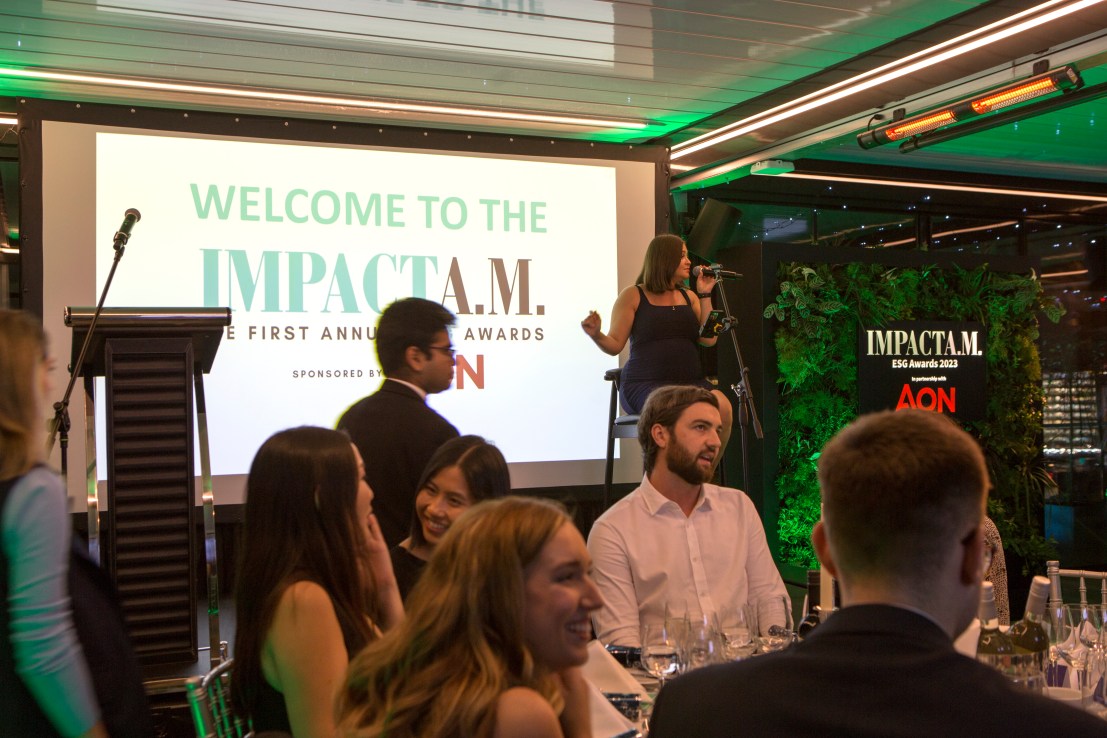Impact A.M. ESG Awards
Tower Suites Hotel, London
12.12.23

(c) Gretel Ensignia
gretel_ensignia@hotmail.com
07783620234