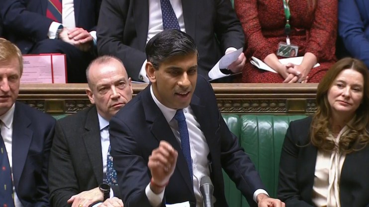 Sunak branded Labour as not being honest with the British people