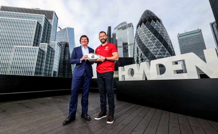 Founder of City insurance group Howden has insisted that "business is on fire" as it prepares to announce its annual results next month amid a roaring partnership with the British and Irish Lions.