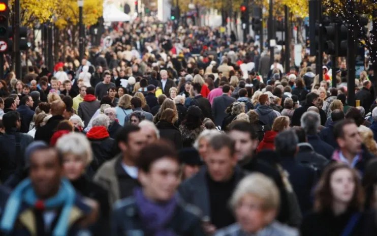 Christmas shopping in the West End