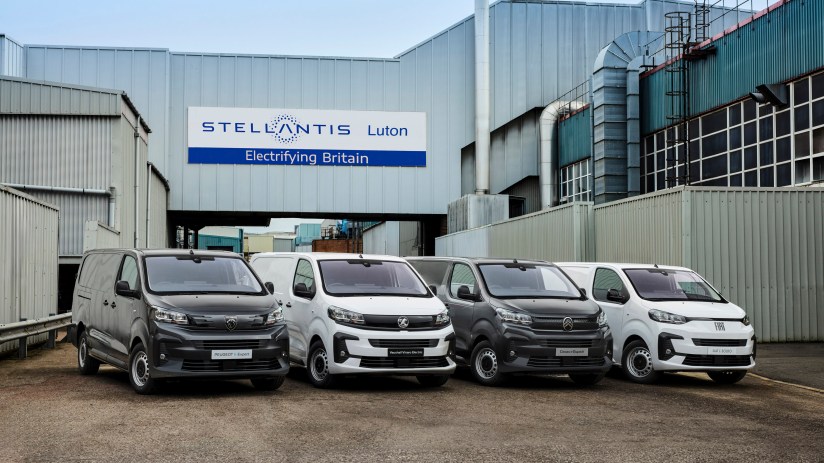 Stellantis is to start making electric vans at its Luton plant from early 2025.