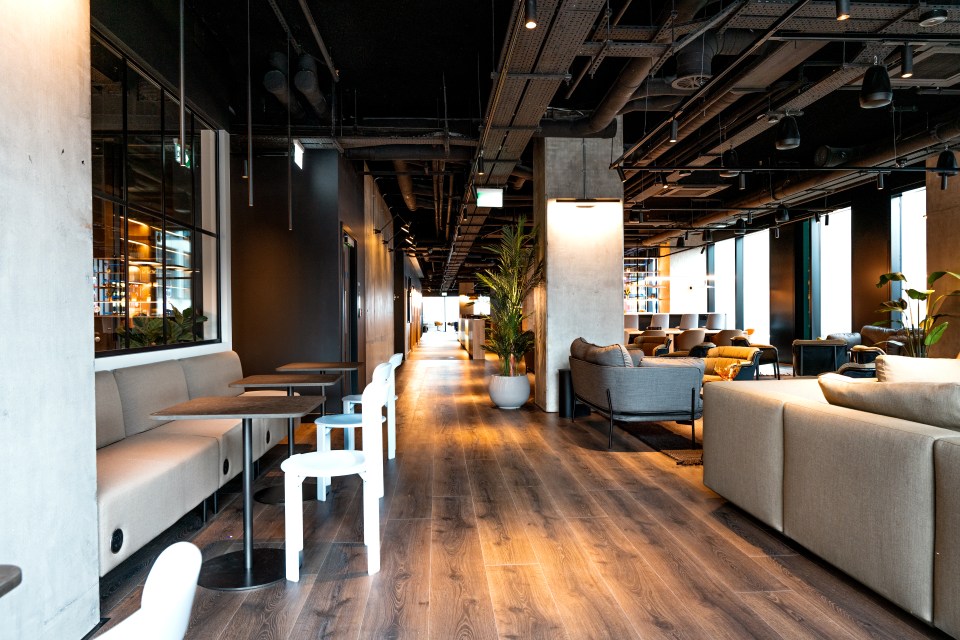 Communal area at Union, Manchester.