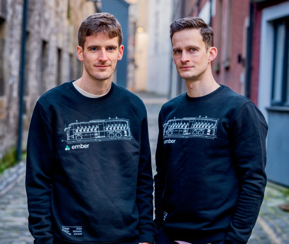 Keith Bradbury and Pierce Glennie, co-founders of Ember
