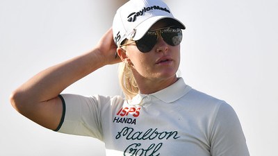 Charley Hull is the highest ranked player at this week's Aramco Team Series event in Florida