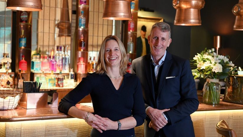 Adnams Andy Wood and Jenny Hanlon (Warren Page, of Pagepix.)