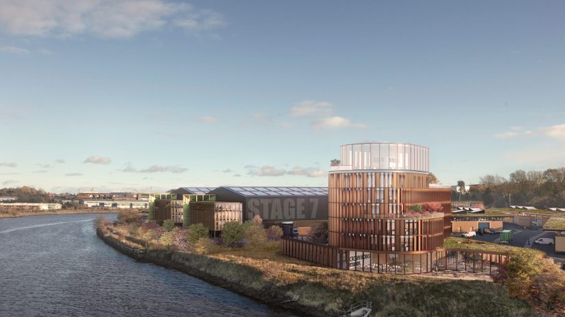 A CGI of the proposed Crown Works Studios earmarked for Sunderland. Credit Fulwell 73.