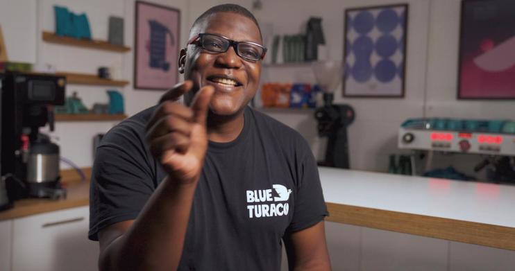 Wycliffe Sande, founder of Blue Turaco