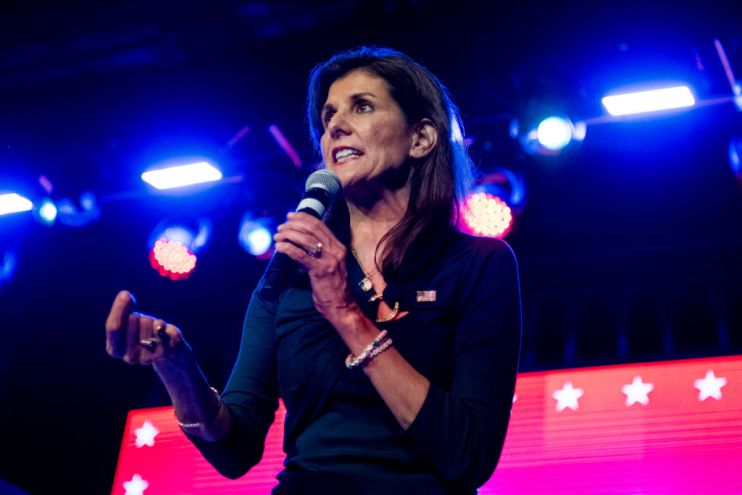 Republican presidential candidate, former U.N. Ambassador Nikki Haley speaks at a campaign rally on March 4, 2024 in Fort Worth, Texas. (Photo by Emil Lippe/Getty Images)