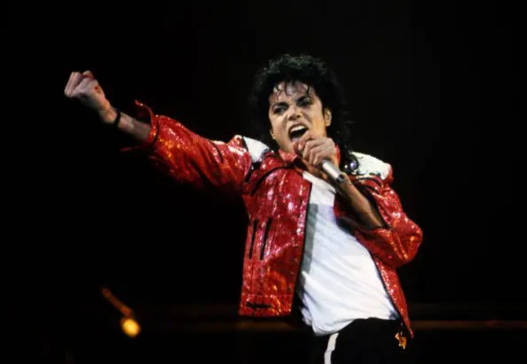 Michael Jackson performs in concert circa 1986. (Photo by Kevin Mazur/WireImage)