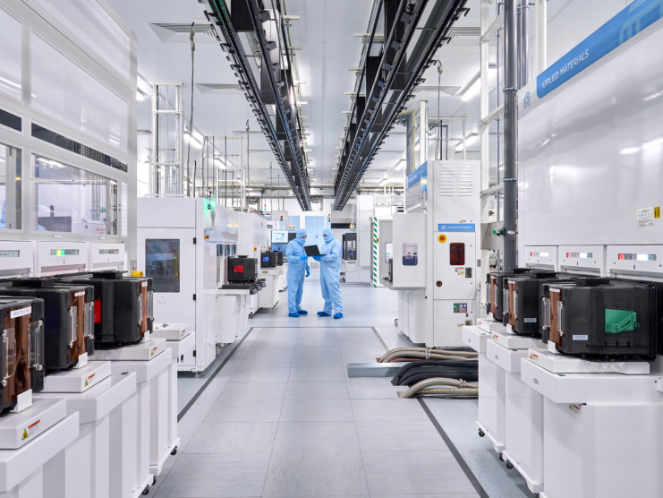 The UK’s first 300mm semiconductor fabrication line at Pragmatic Park, Durham, UK.