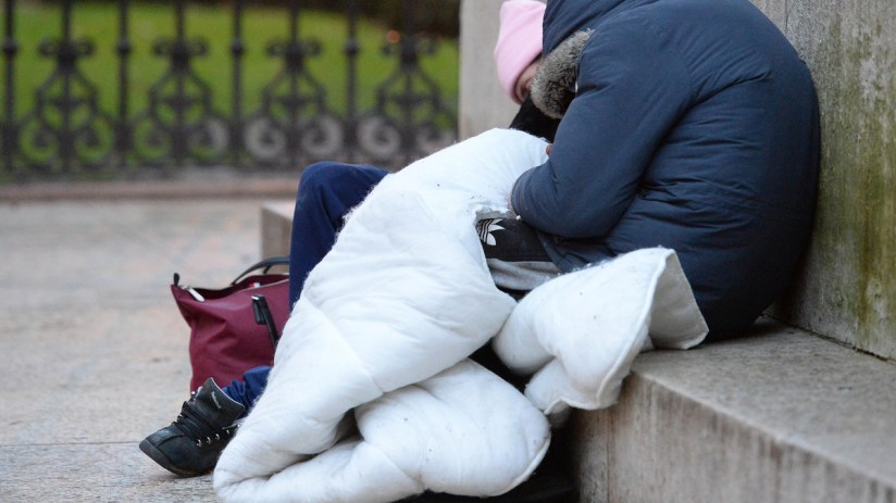 Ministers are facing a revolt from Conservative MPs over plans to criminalise homelessness, reports have suggested. Photo: PA