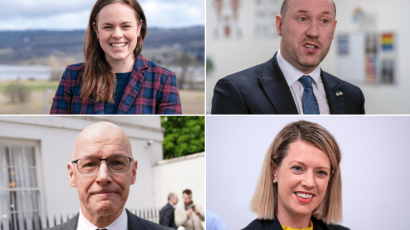 Clockwise from top left: Kate Forbes; Neil Gray; Jenny Gilruth; and John Swinney. Photos: PA