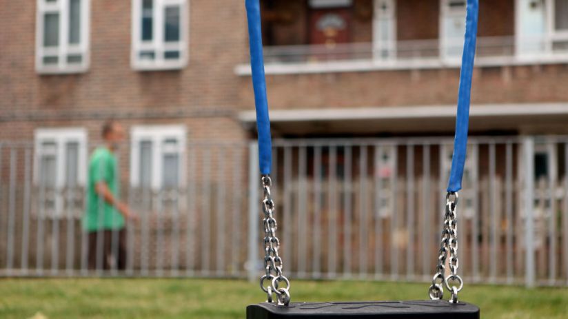 LONDON, ENGLAND - AUGUST 11: A general view of a community playground situated on a housing estate in Fulham on August 11, 2010 in London, England. Michael Gove, the Secretary of State for Education, has suspended grants to 122 English councils allocated to construct and manage around 1,300 play schemes. The Government has stated that the 235 million GBP 'Playbuilder' scheme, created by the Labour administration more than two years ago, is unaffordable. (Photo by Oli Scarff/Getty Images)