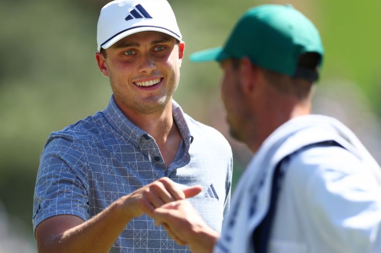 Aberg was Scheffler's closest challenger at the Masters