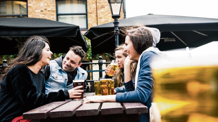 Pubs across the country were given a boost by the warm weather over the weekend.