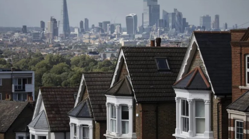 Residential property with London in the background