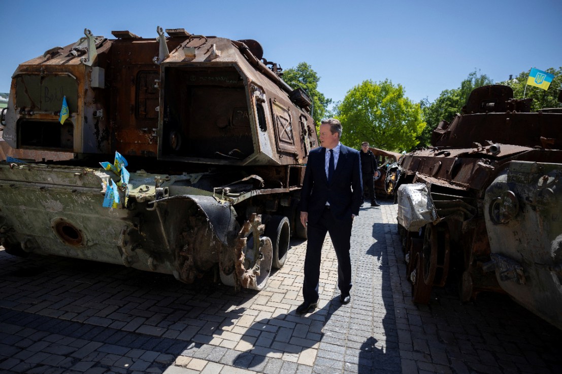 NATO allies must commit to spending 2.5 per cent of GDP on defence, amid the need to adopt a “harder edge for a tougher world”, David Cameron is set to argue. Photo: PA