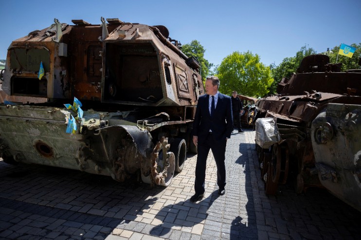 NATO allies must commit to spending 2.5 per cent of GDP on defence, amid the need to adopt a “harder edge for a tougher world”, David Cameron is set to argue. Photo: PA
