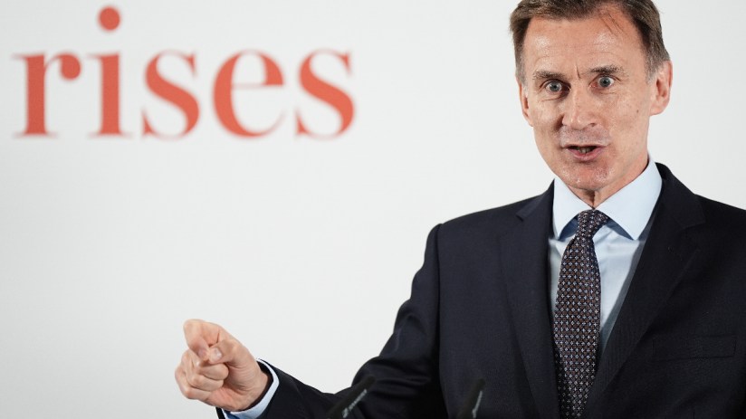 Jeremy Hunt promised further tax cuts if the Conservatives win the general election as he sought to draw an electoral dividing line between the Tories and the Labour Party.