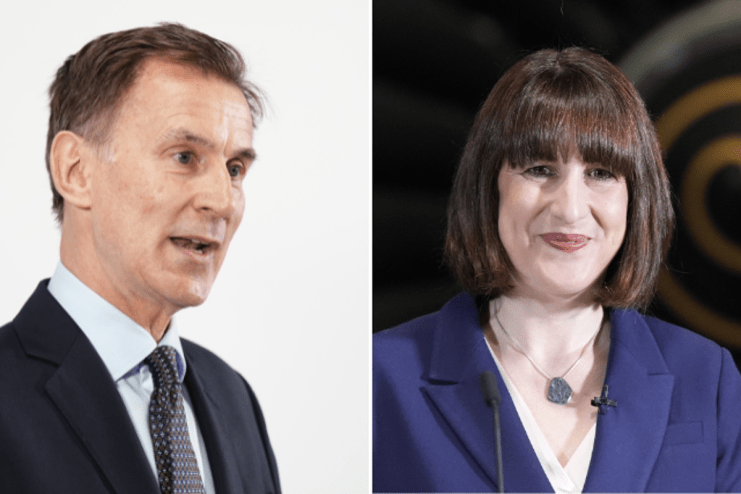 The Tories and Labour have become embroiled in a row over VAT after Chancellor Jeremy Hunt accused Keir Starmer’s party of “flip-flopping” over tax policy. Photos: PA