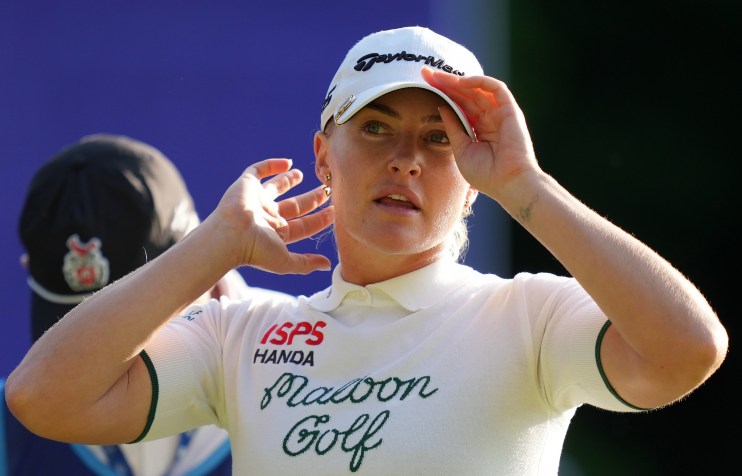 Charley Hull was three behind Hyo-Joo Kim as she finished second at the Aramco Team Series in Seoul, South Korea