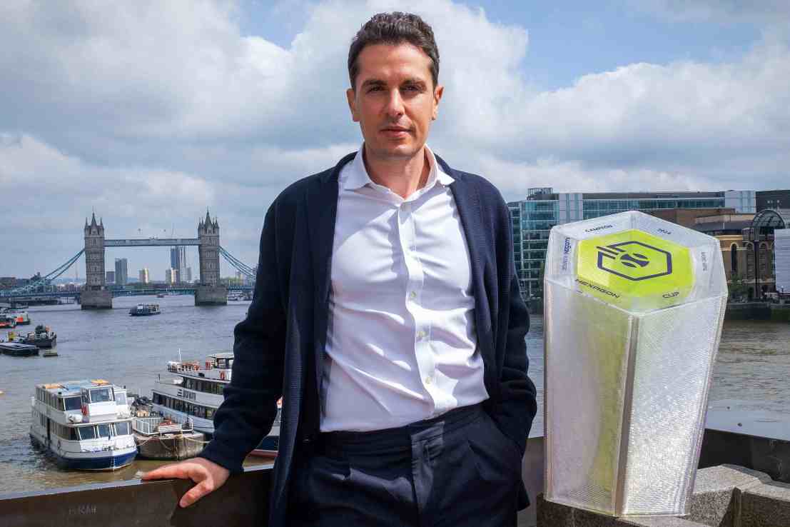 Arran Yentob of AD Global Sports, Andy Murray's business partner in their Hexagon Cup winning padel team (Image: Andy Blackmore/City A.M.)