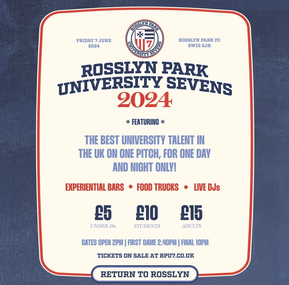 Spending next Friday night in a traditional rugby club watching the stars of the future on the eve of the Premiership final sounds like a no-brainer, doesn’t it?