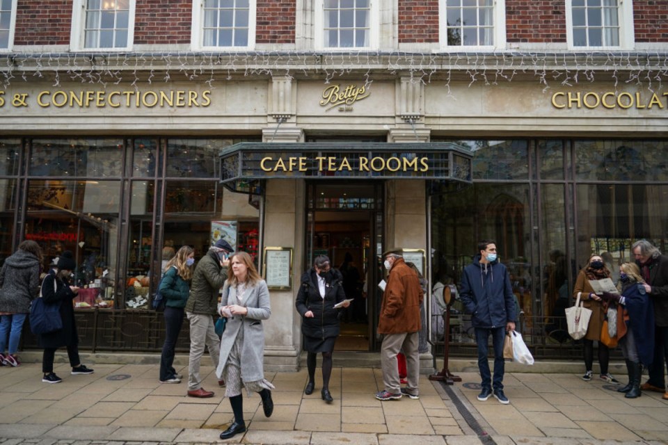 Betty's Cafe Tea Rooms are owned by the same group that makes Yorkshire Tea. (Photo by Ian Forsyth/Getty Images)