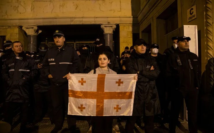 The ruling party, Georgian Dream, is widely expected to override the veto in the coming days.