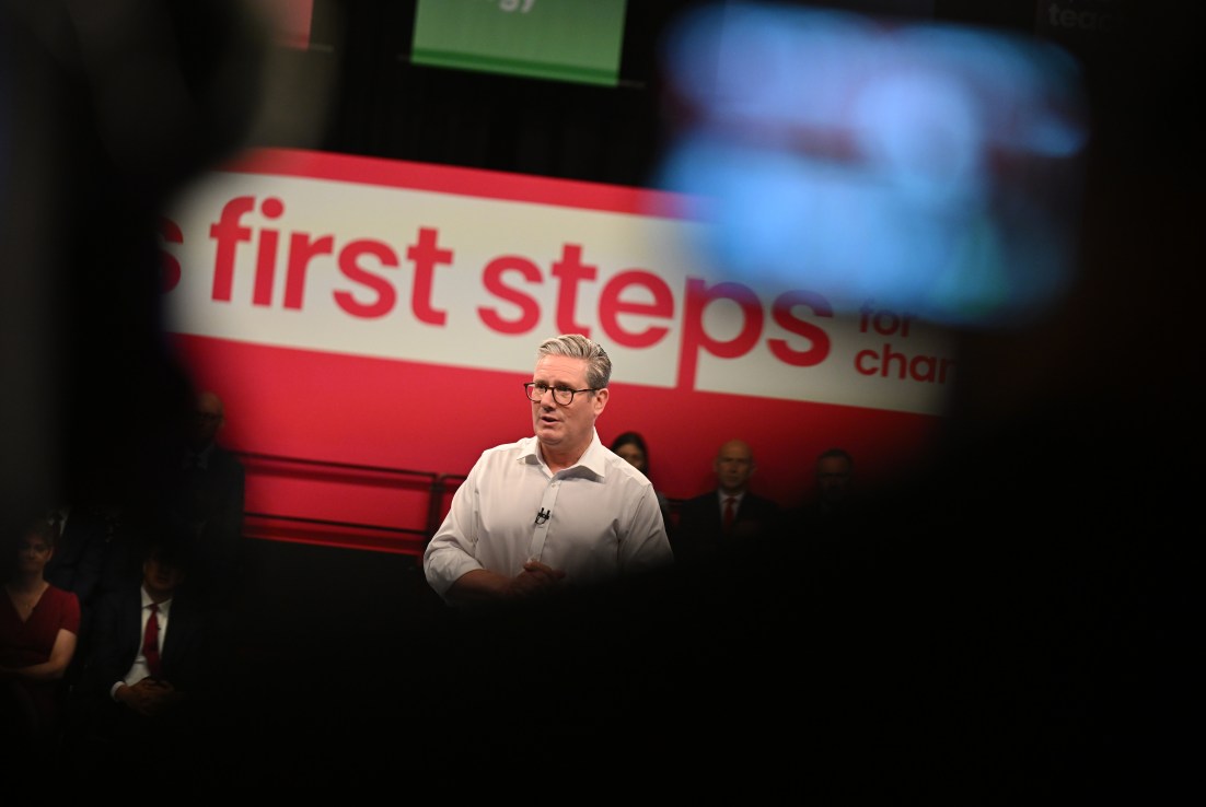 Keir Starmer last week committed to six pledges for a Labour government, if voted into power (Photo by Leon Neal/Getty Images)