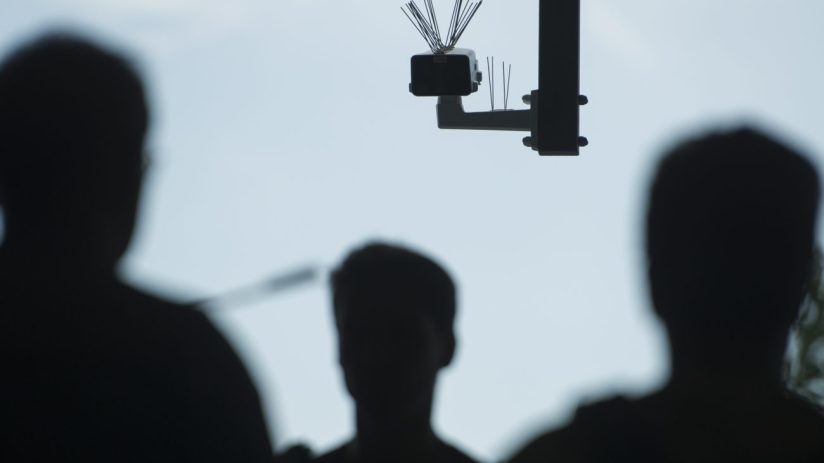 Facial recognition CCTV surveillance camera
