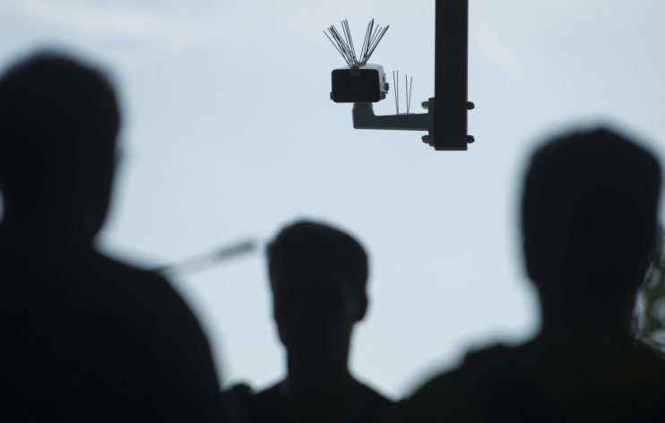 Facial recognition CCTV surveillance camera