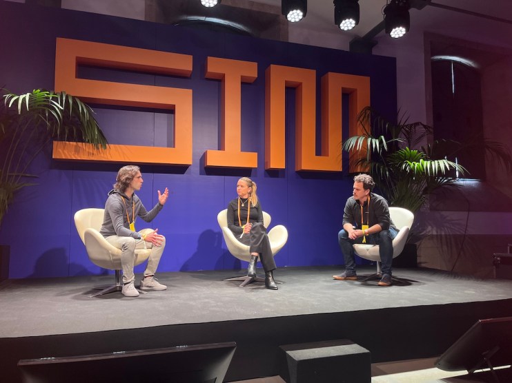 Start-ups and investors speaking at Startup Portugal's SIM Conference in Porto.