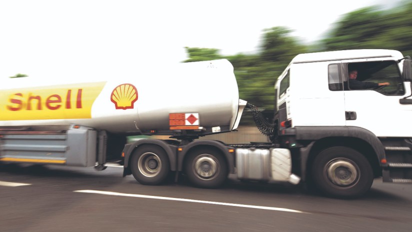 Shell's profits dropped in the first-quarter.