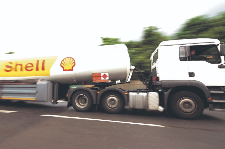 Shell's profits dropped in the first-quarter.