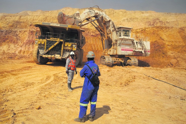 FTSE 100 miner Glencore's adjusted earnings before interest and taxes fell by a third.
