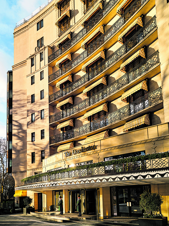 London's iconic Dorechester hotel