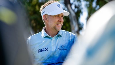 Ian Poulter is co-captain and co-owner of the Majesticks team in the LIV Golf League