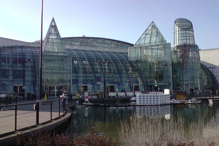 Exterior of Bluewater shopping centre