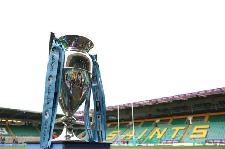 Northampton Saints and Bath will contest the Gallagher Premiership final on Saturday, June 8. (Photo by Marc Atkins/Getty Images)