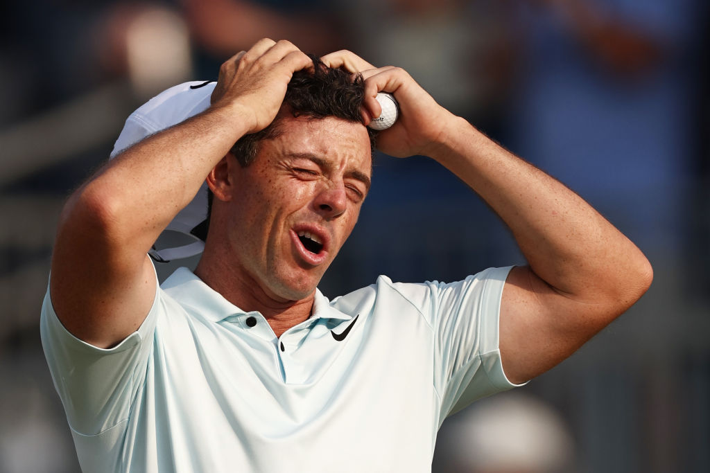 Rory McIlroy's late slips allowed Bryson DeChambeau to win his second US Open