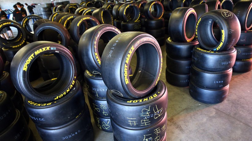 Dunlop tyres, manufactured by UK firm Goodyear Tyres