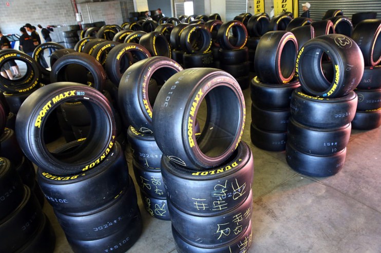 Dunlop tyres, manufactured by UK firm Goodyear Tyres