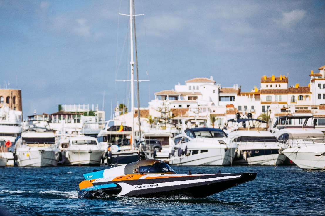 Why was the marina of Puerto Banus full of electric speed boats backed by the Saudi Arabian Public Investment Fund? Matt Hardy went to find out why the E1 Series is making a splash.