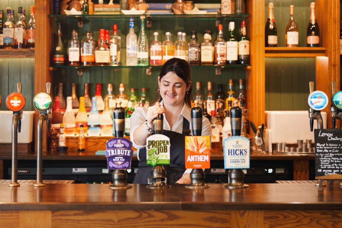 St Austell Brewery is headquartered in Cornwall.