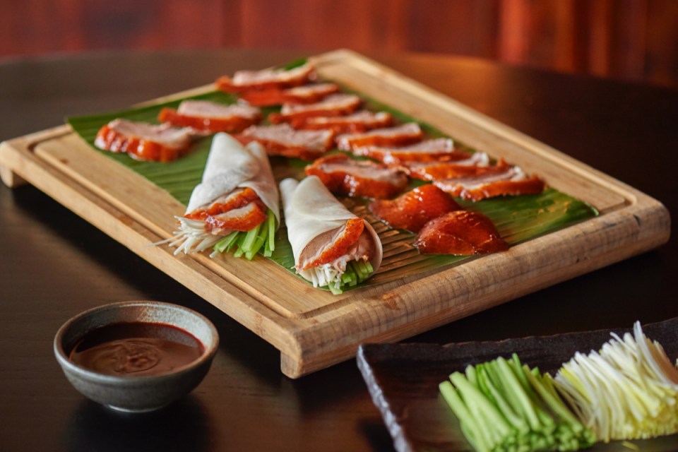 The Peking duck at Hutong in the Shard